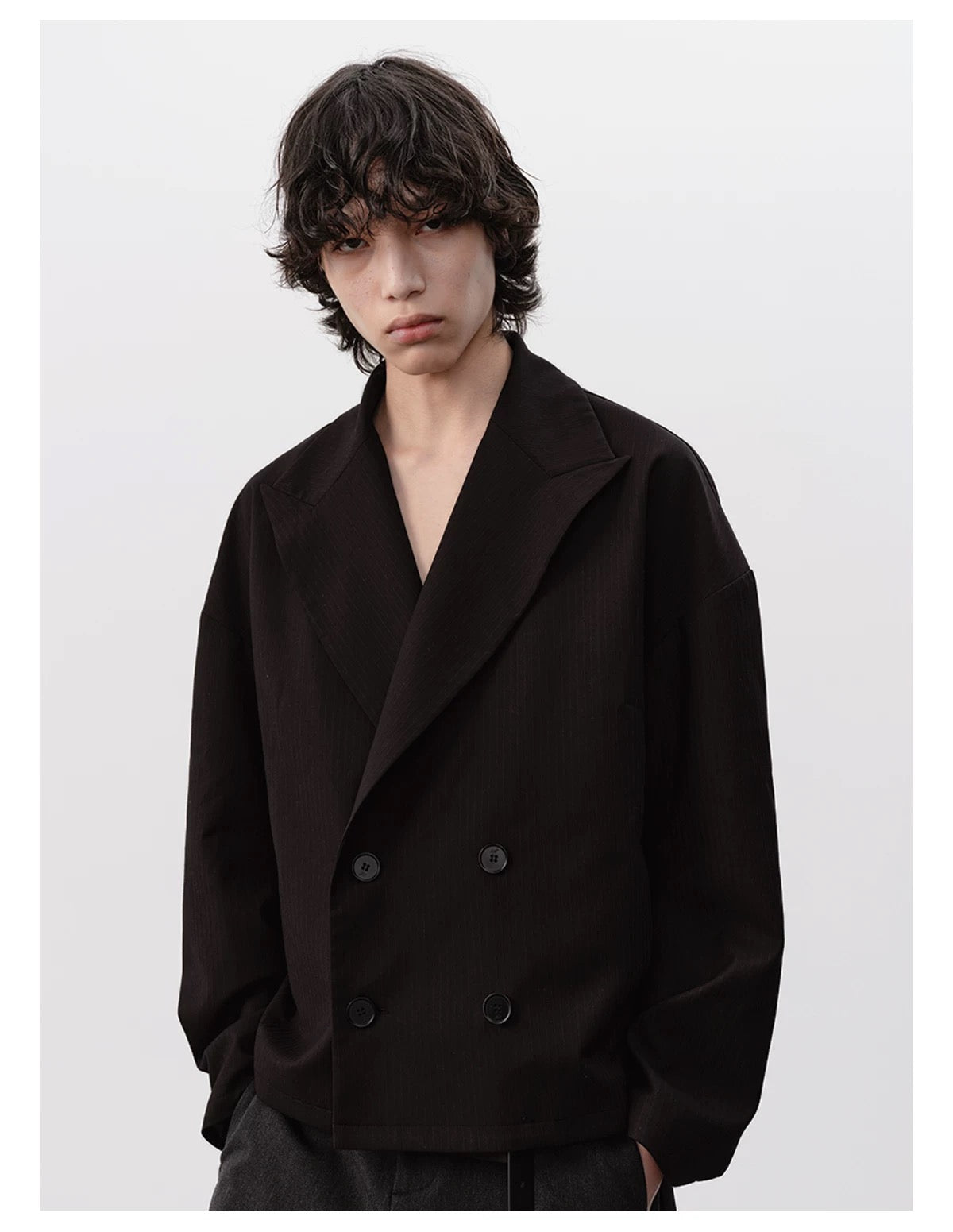 STRIPED SUIT JACKET