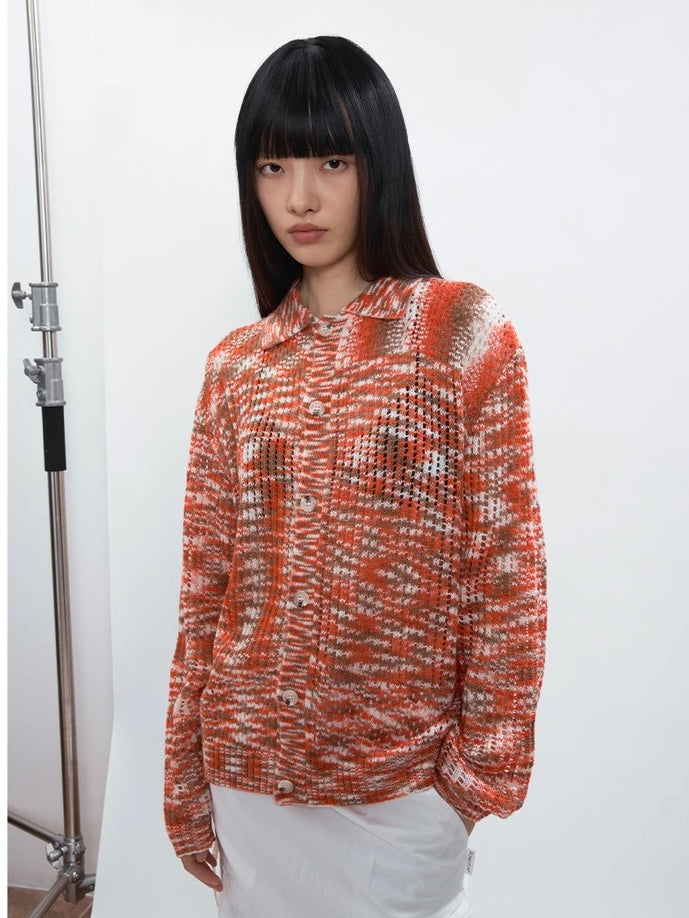 COLOR KNIT SHIRT