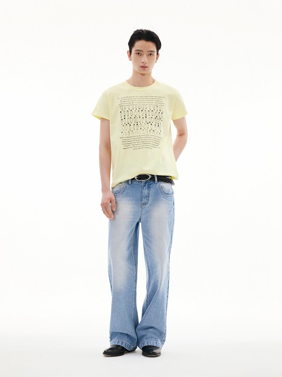 Pinned Washed Tee