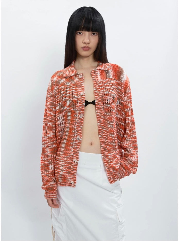 COLOR KNIT SHIRT