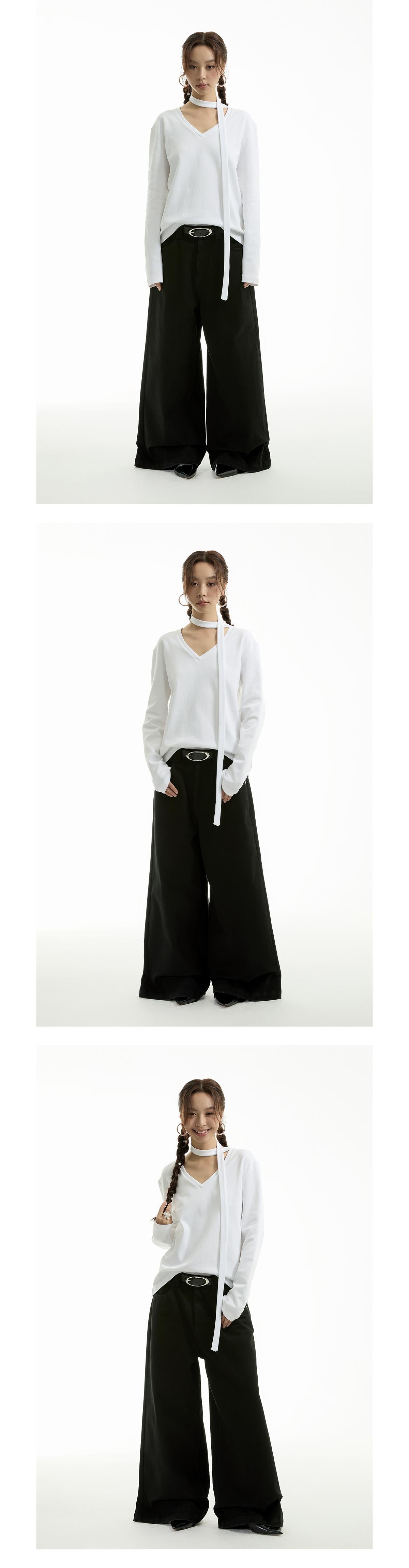 TWILL TROUSERS