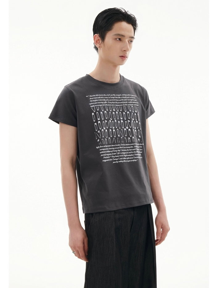 Pinned Washed Tee