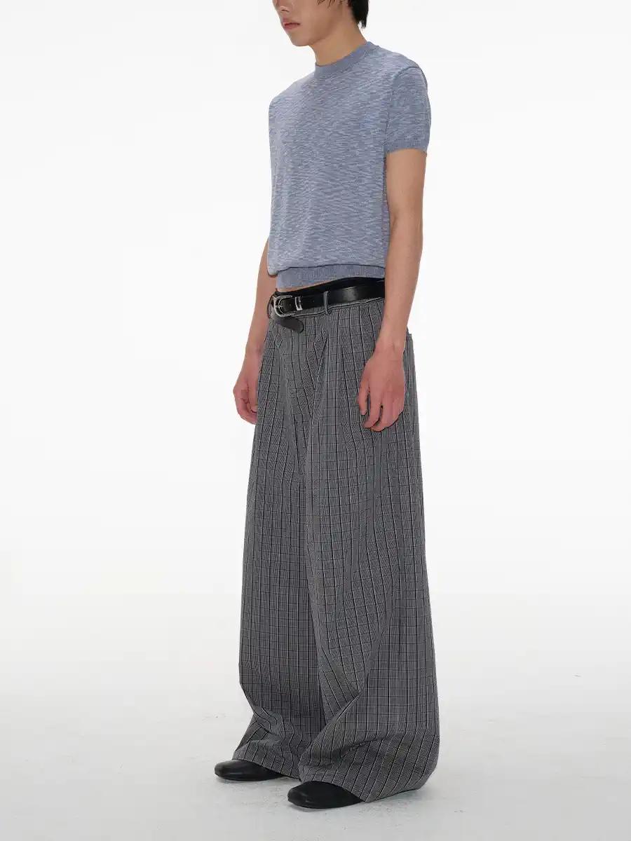 PLAID PANTS