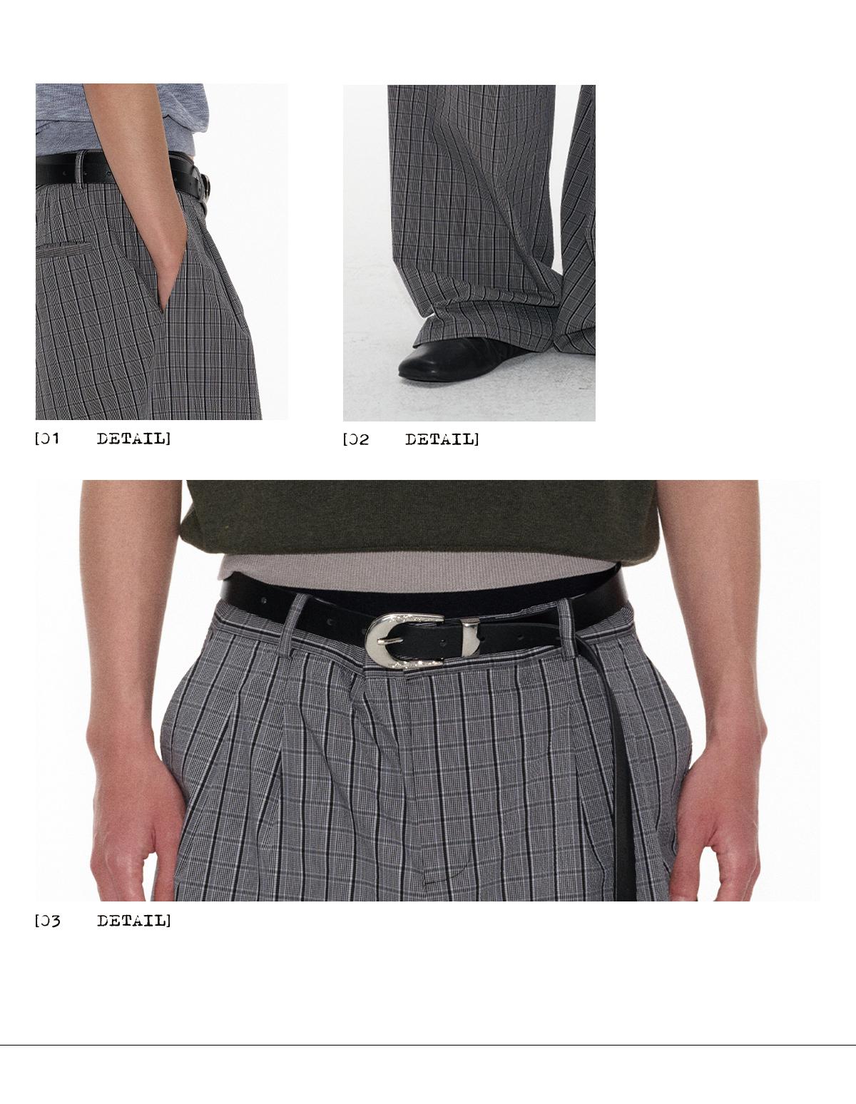 PLAID PANTS