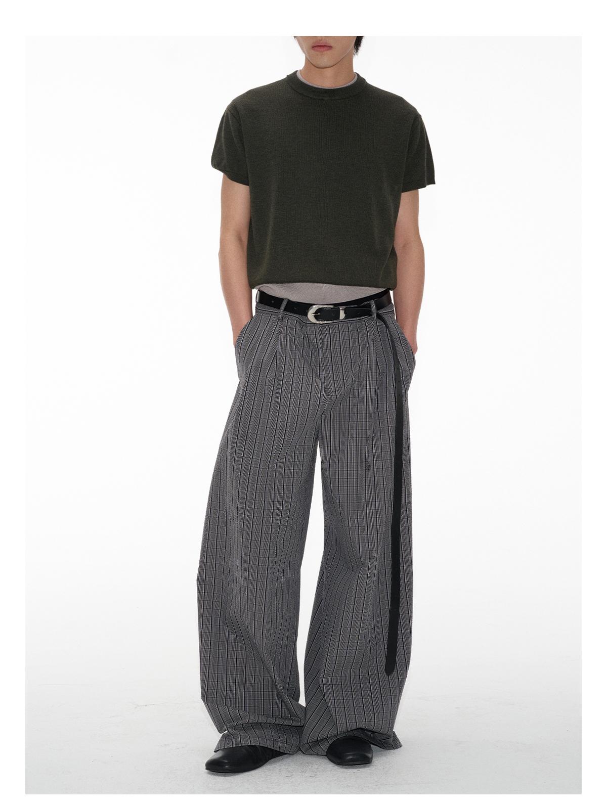 PLAID PANTS