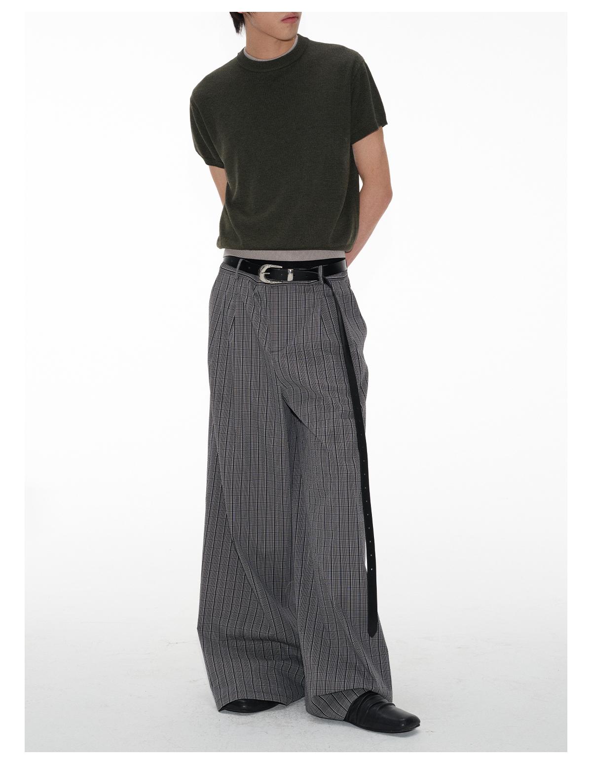 PLAID PANTS