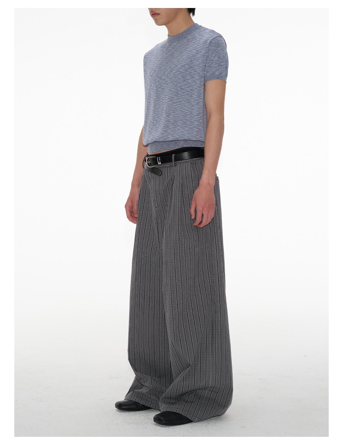 PLAID PANTS