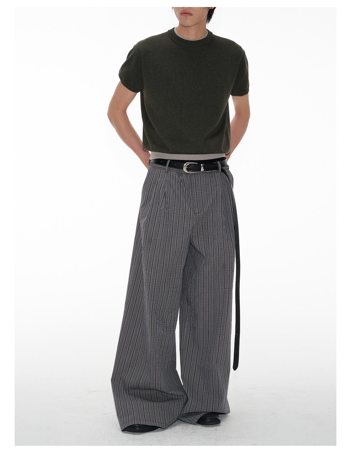 PLAID PANTS