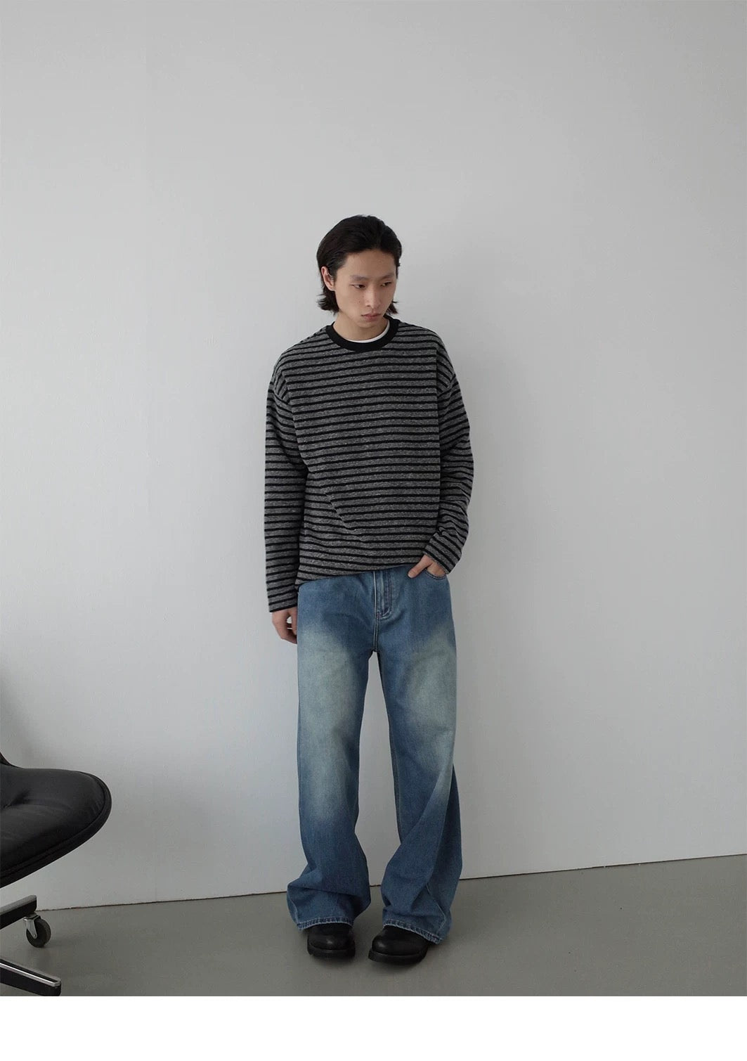 VINTAGE STRIPED RELAXED T-SHIRT