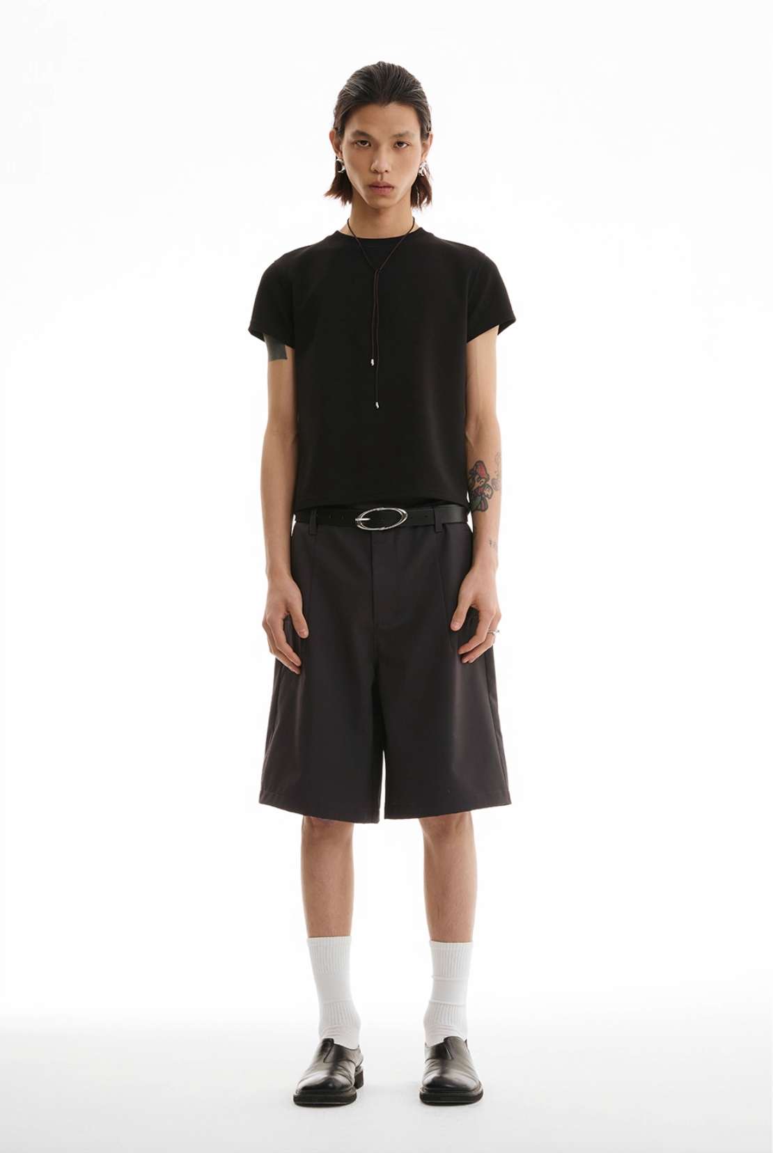 STRAIGHT FIVE-CUT SHORTS