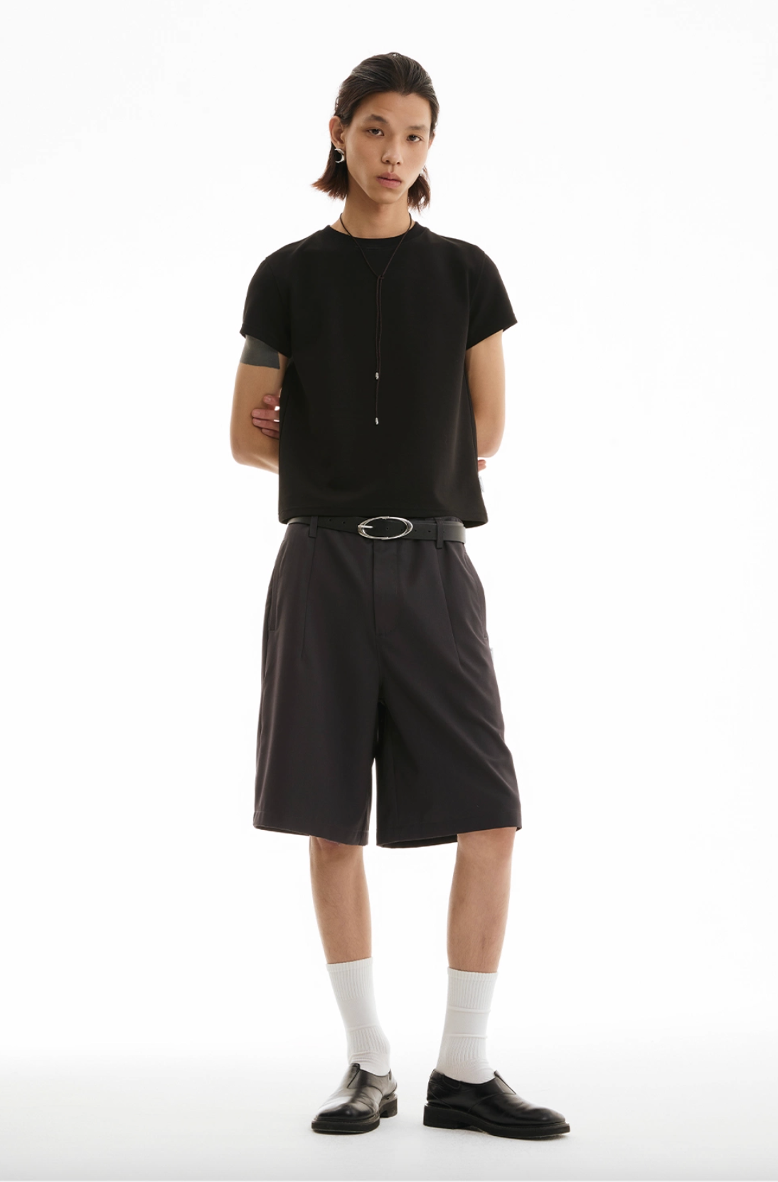 STRAIGHT FIVE-CUT SHORTS