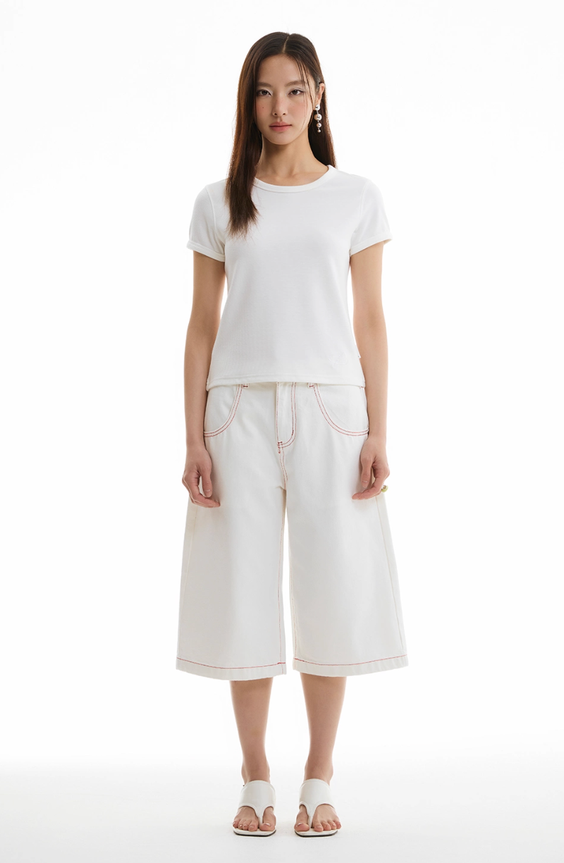 BOXY CROP TEE