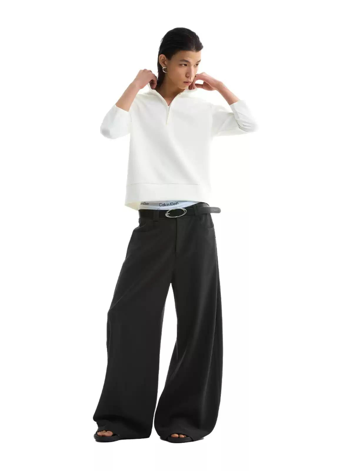 HALF ZIP T-SHIRT