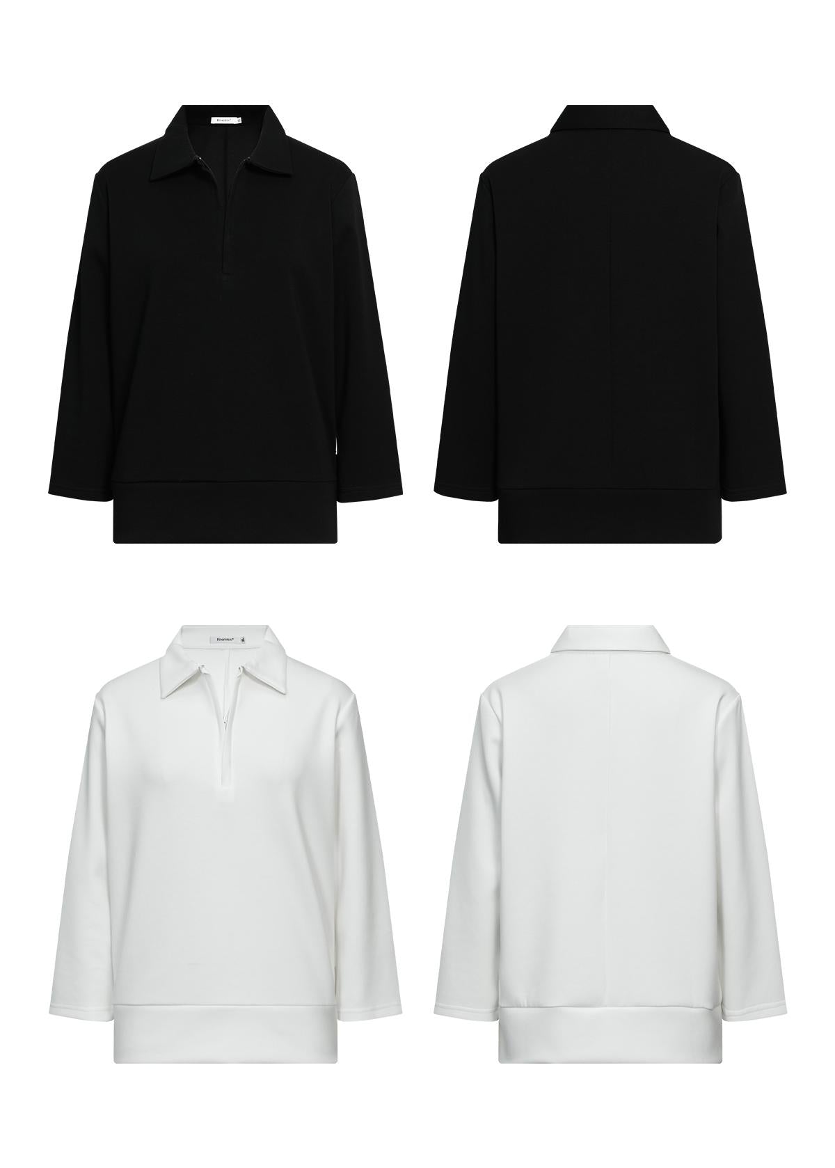 HALF ZIP T-SHIRT