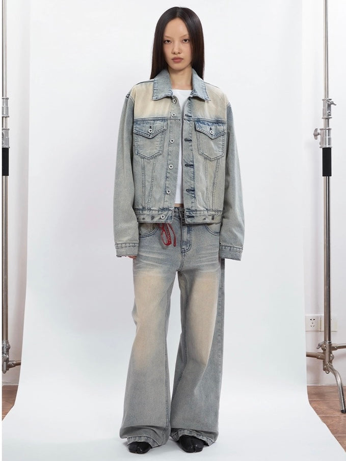 VINTAGE WASH DENIM JACKET
