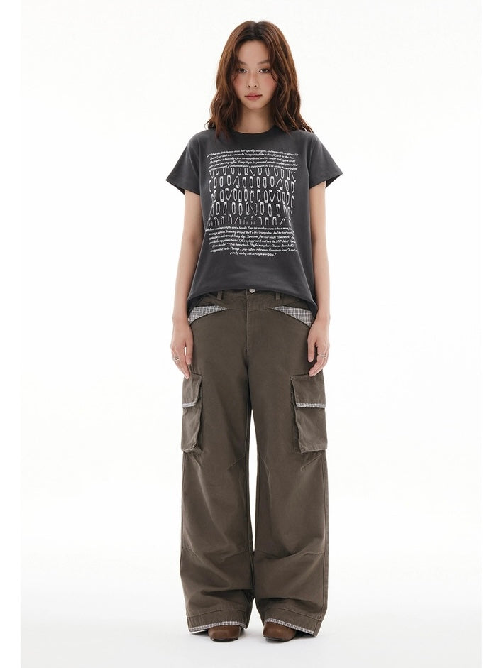 Pinned Washed Tee