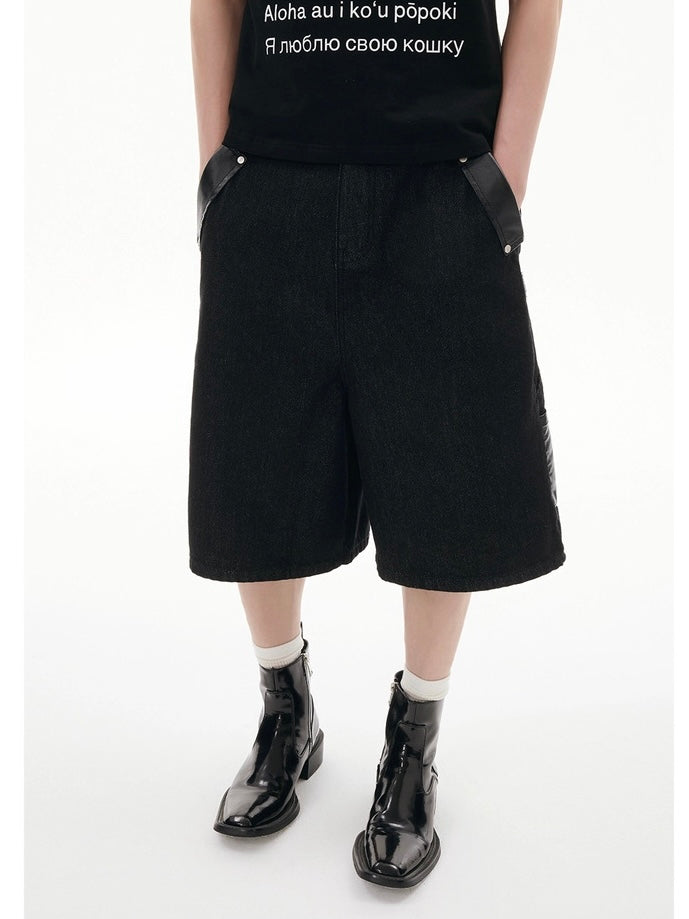 RAW PATCH DENIM