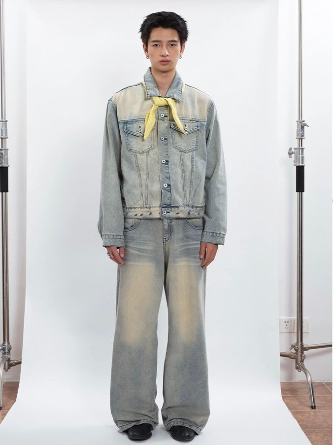 VINTAGE WASH DENIM JACKET