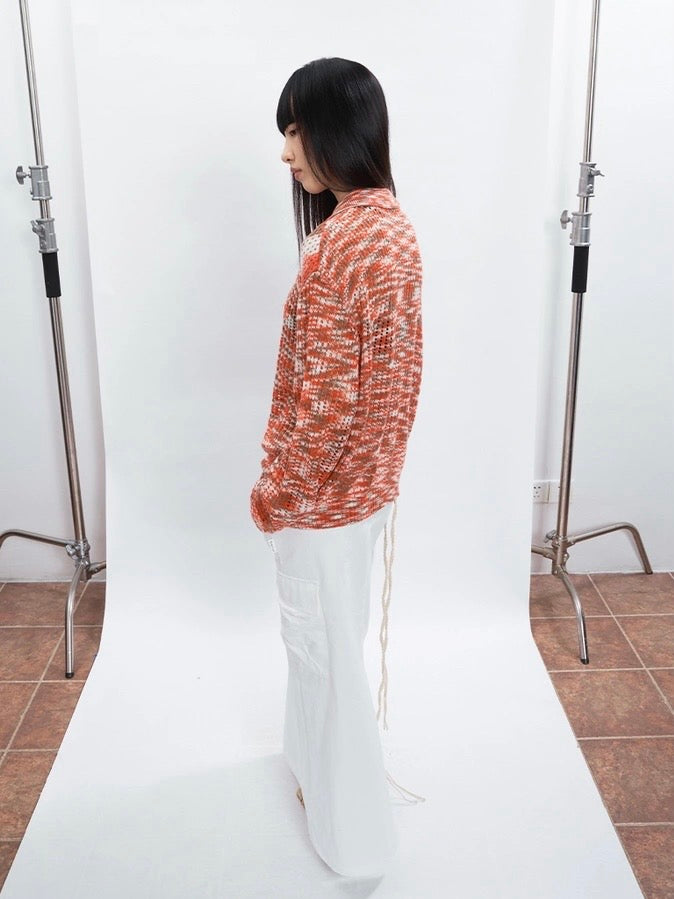 COLOR KNIT SHIRT