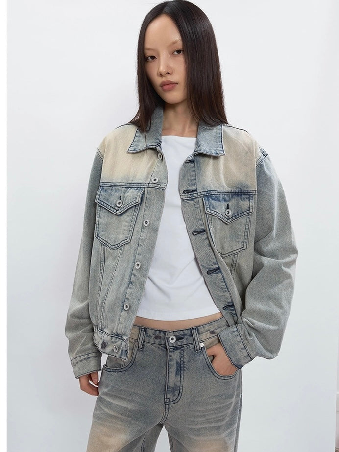 VINTAGE WASH DENIM JACKET