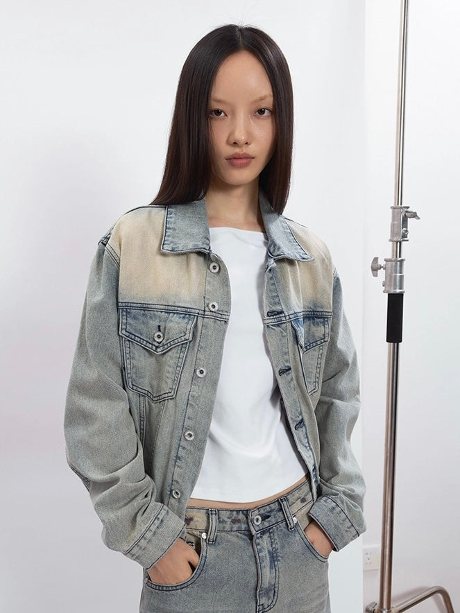 VINTAGE WASH DENIM JACKET