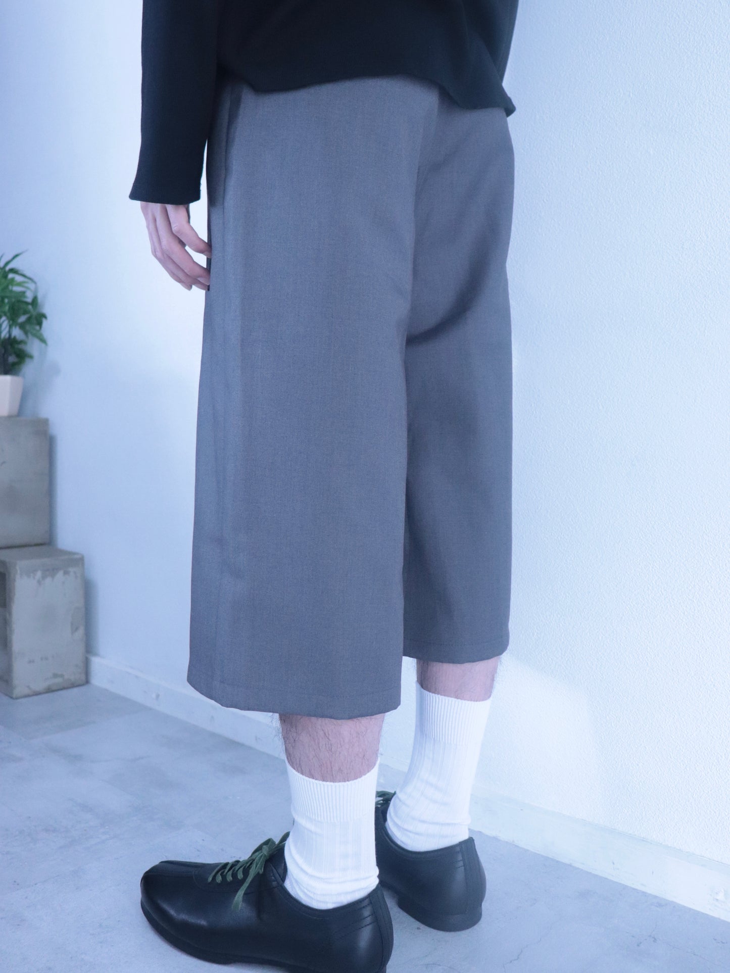 Cropped Wide Shorts