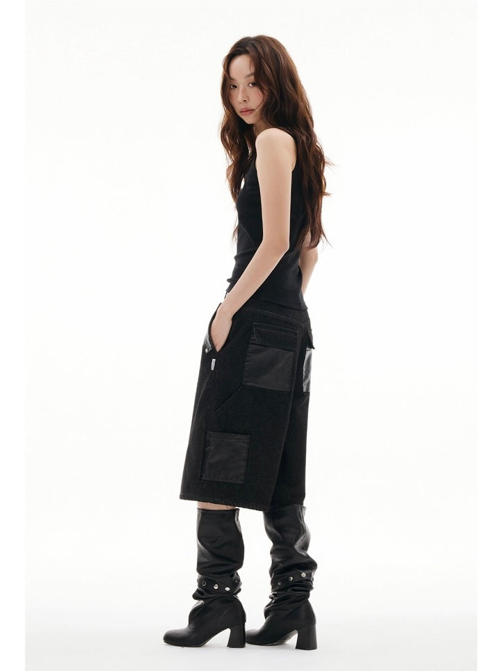 RAW PATCH DENIM