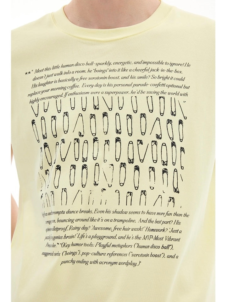 Pinned Washed Tee