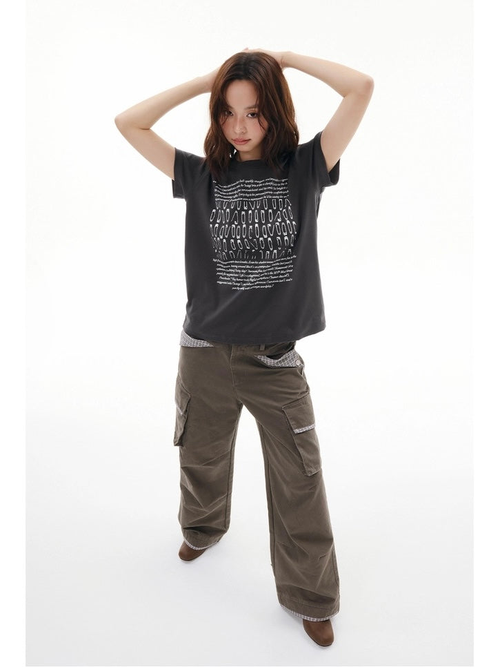 Pinned Washed Tee