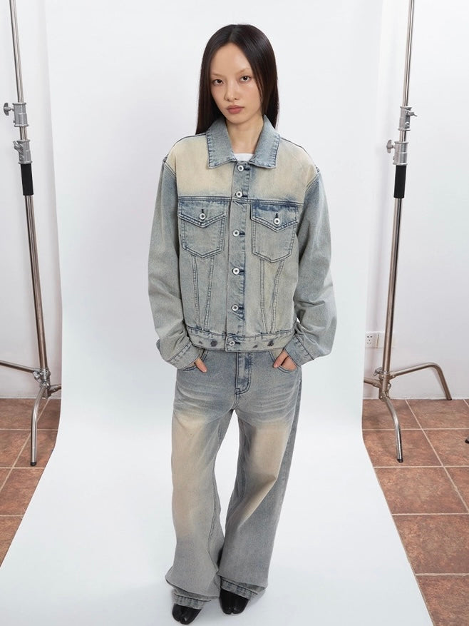 VINTAGE WASH DENIM JACKET