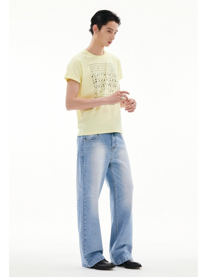 Pinned Washed Tee