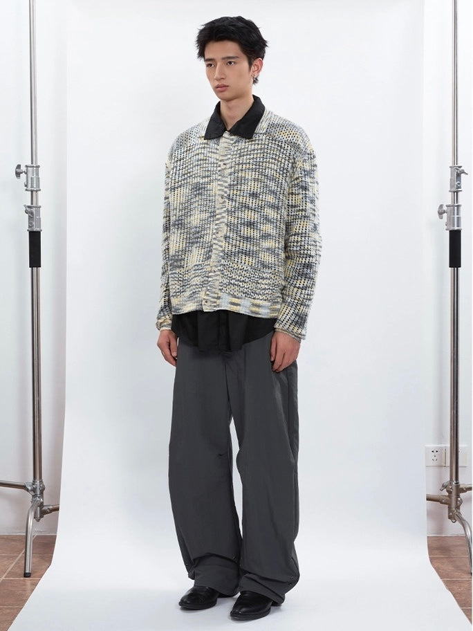 COLOR KNIT SHIRT