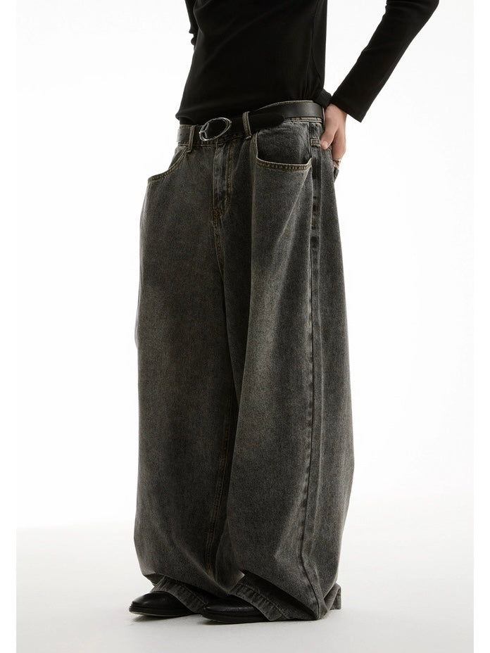 BLACK WIDE DENIM