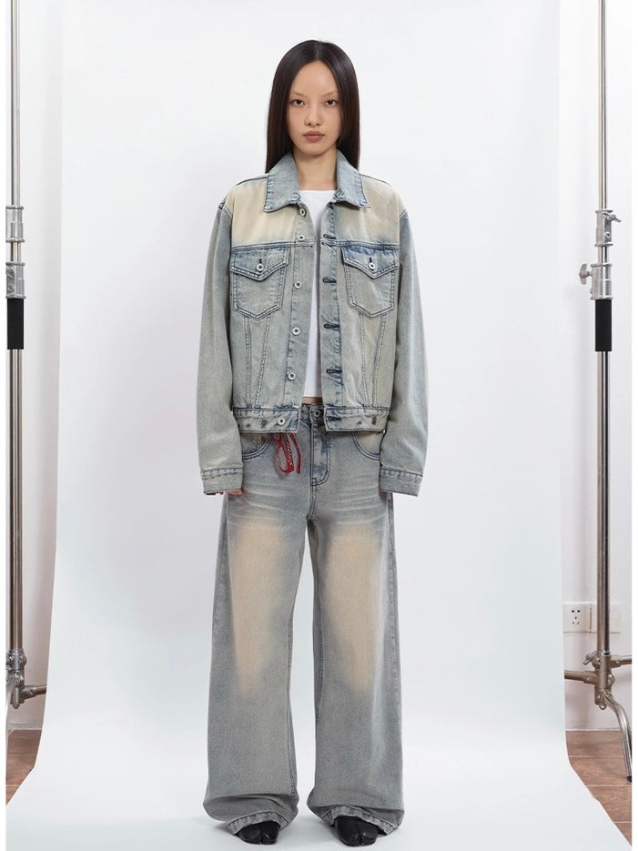 VINTAGE WASH DENIM JACKET