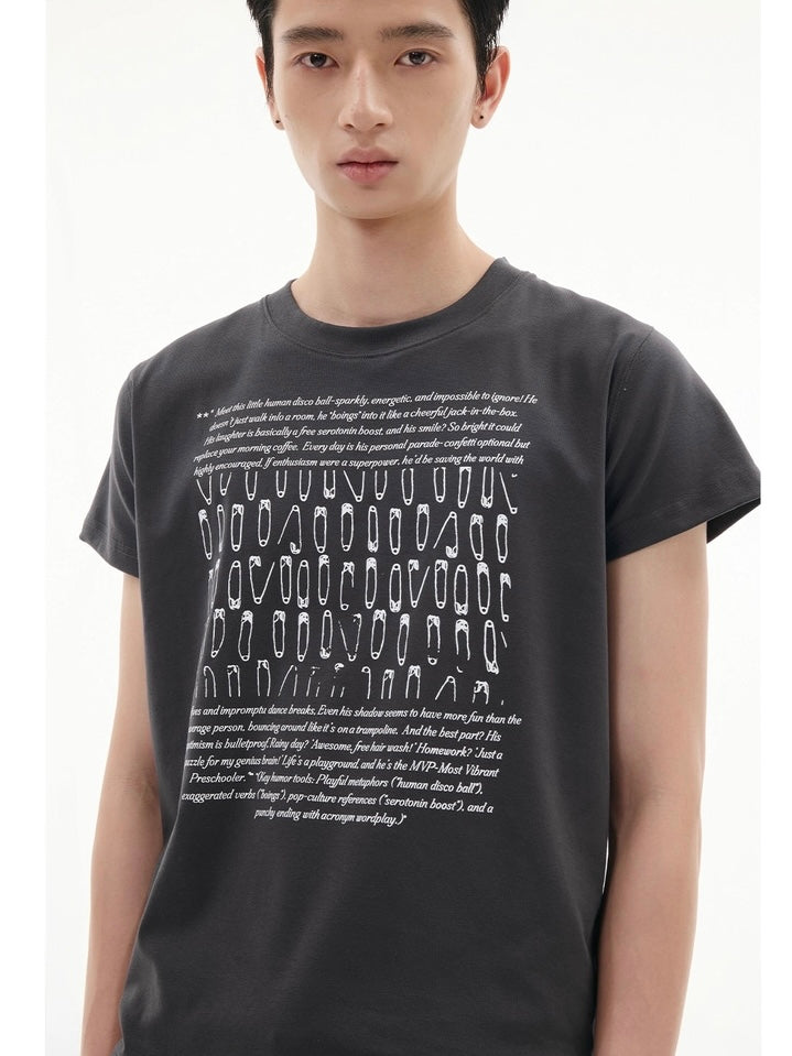 Pinned Washed Tee
