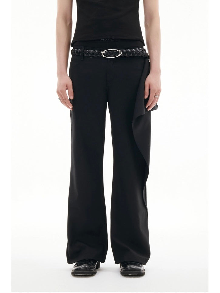 LEATHER WOVEN BELT