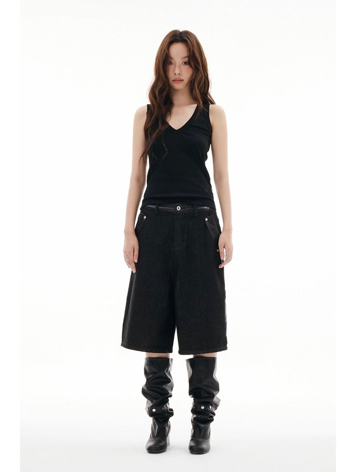 RAW PATCH DENIM