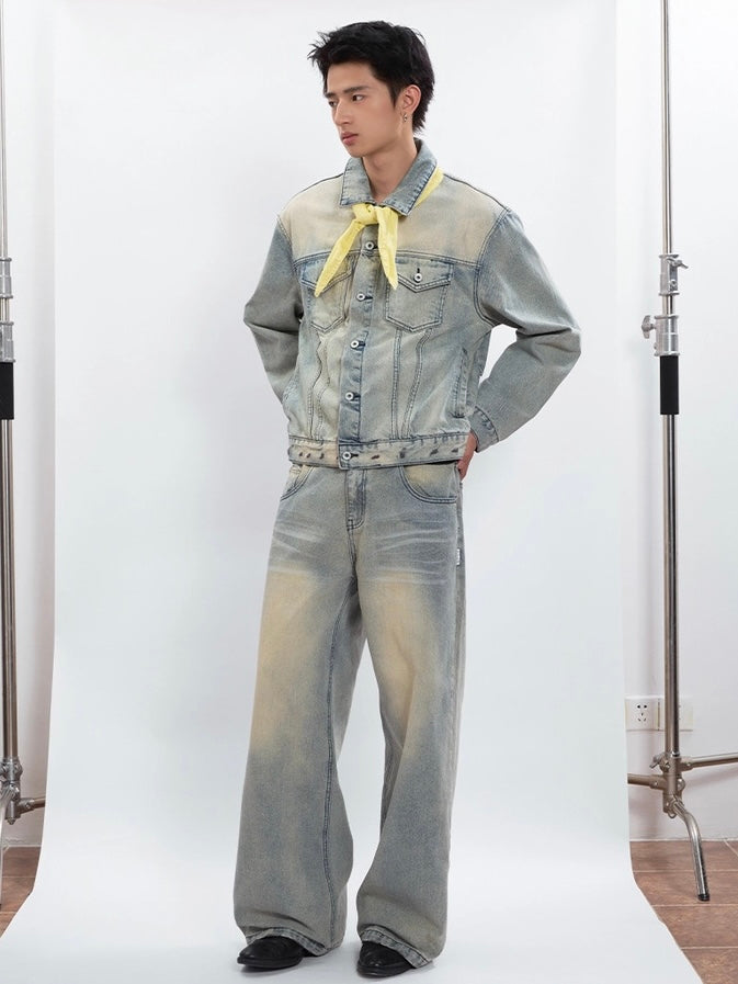 VINTAGE WASH DENIM JACKET