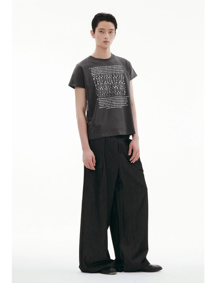 Pinned Washed Tee