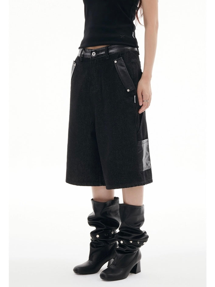 RAW PATCH DENIM