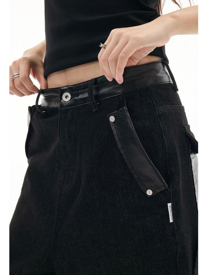 RAW PATCH DENIM