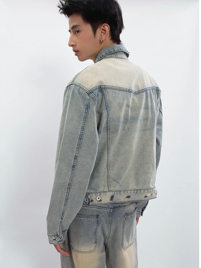 VINTAGE WASH DENIM JACKET