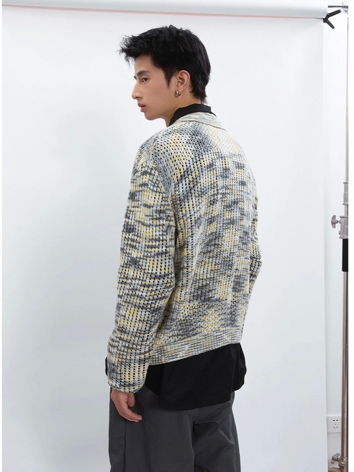 COLOR KNIT SHIRT