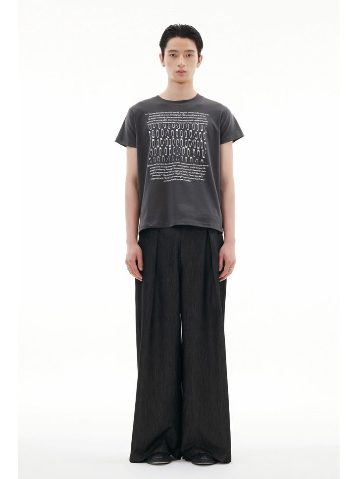 Pinned Washed Tee