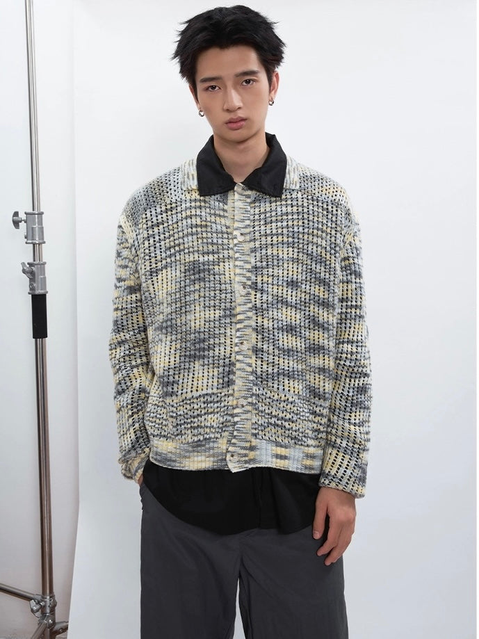 COLOR KNIT SHIRT