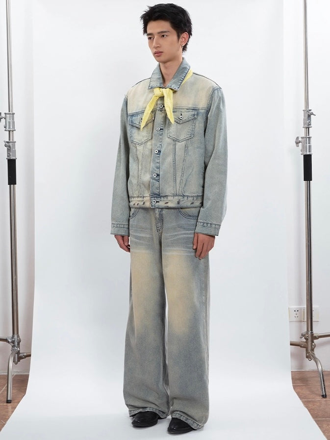 VINTAGE WASH DENIM JACKET