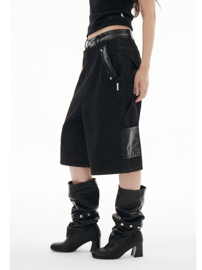 RAW PATCH DENIM