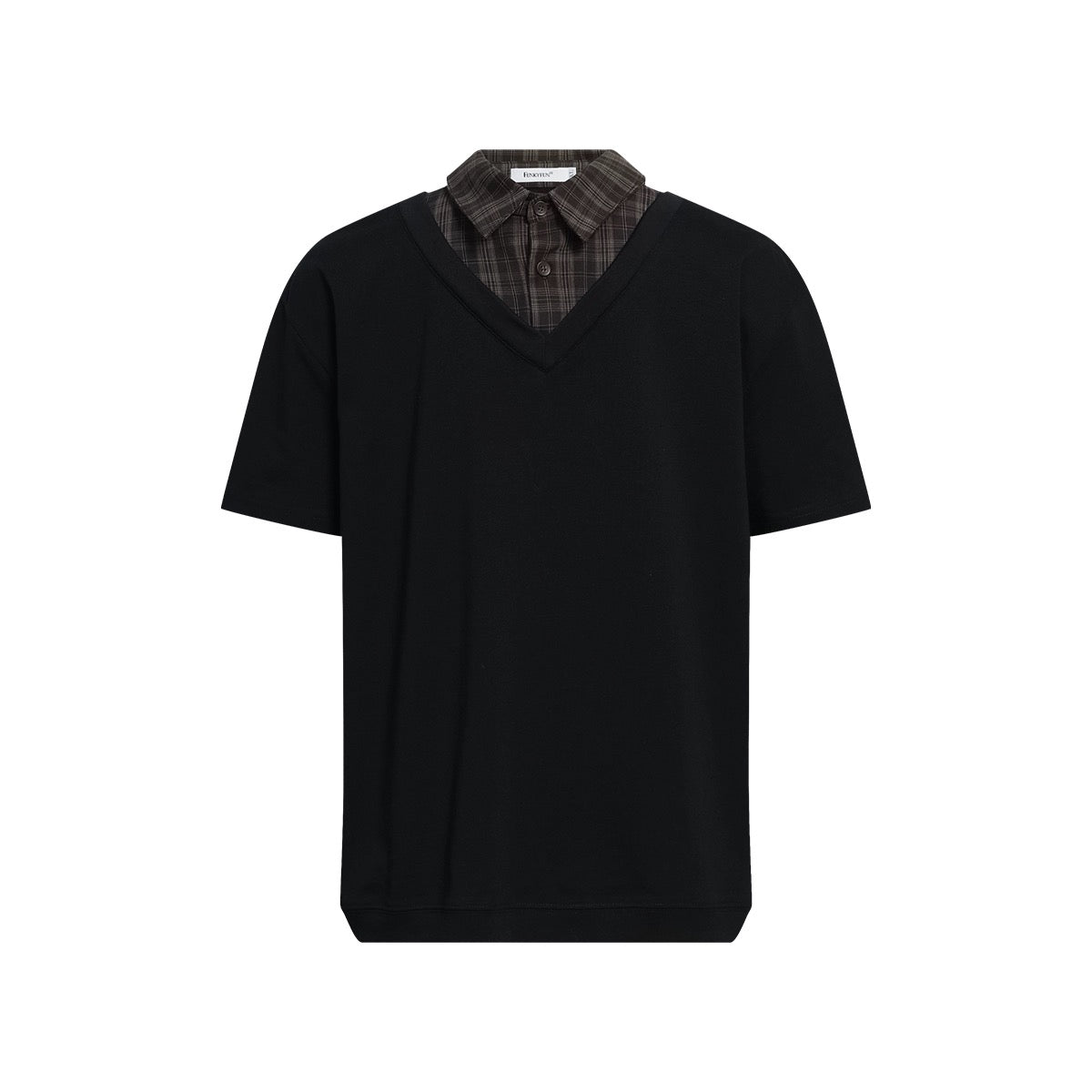 LAYERED KNIT SHIRT
