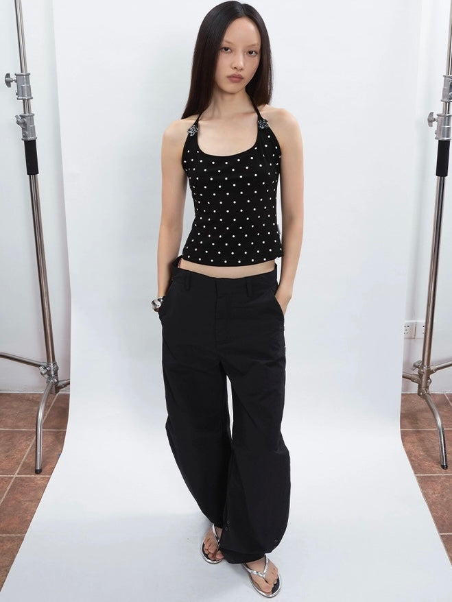 CRINKLE BALLOON PANTS