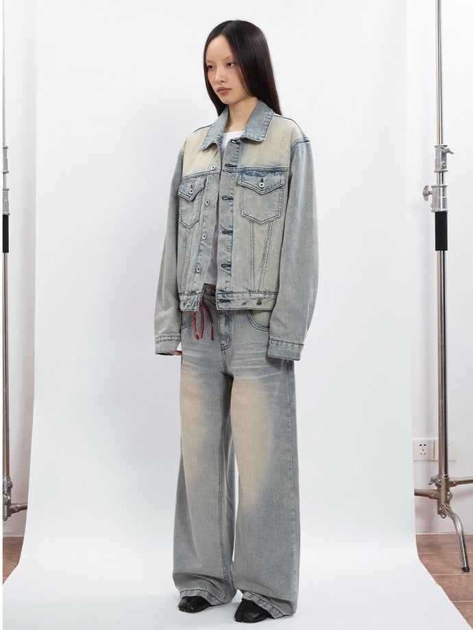 VINTAGE WASH DENIM JACKET